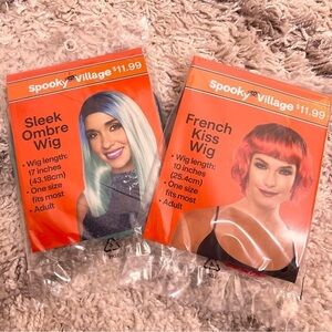 Bundle of 2 Spooky Village Halloween Wigs